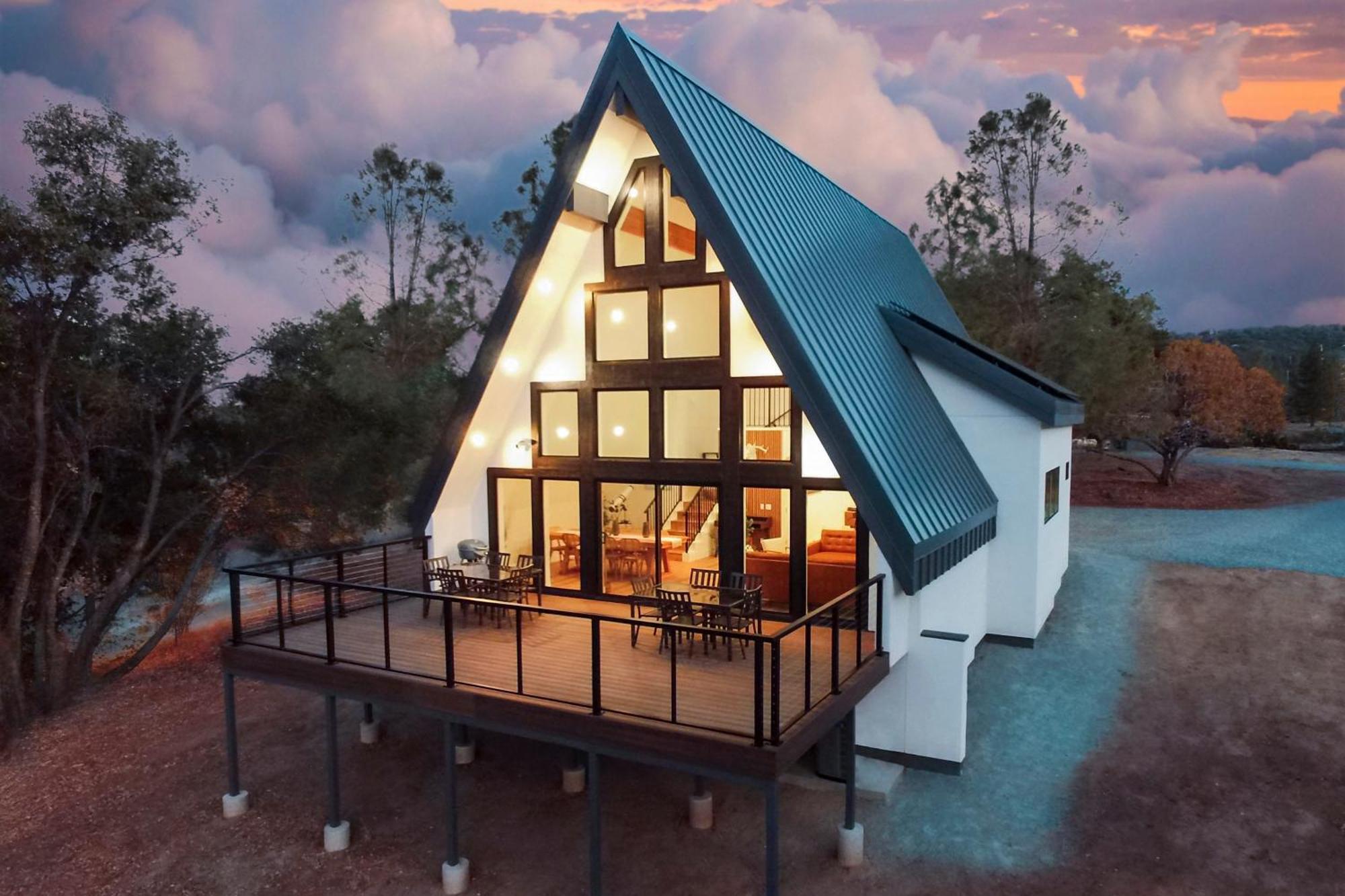 Villa High End A-Frame - Hot Tub - Awesome Views - Yosemite - Electric Vehicle Friendly - Sleeps 10 Oakhurst Esterno foto